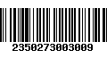 Código de Barras 2350273003009