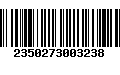 Código de Barras 2350273003238