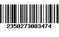 Código de Barras 2350273003474