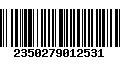 Código de Barras 2350279012531