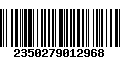 Código de Barras 2350279012968