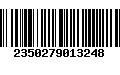 Código de Barras 2350279013248