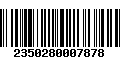 Código de Barras 2350280007878