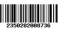 Código de Barras 2350282008736