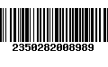 Código de Barras 2350282008989