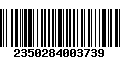 Código de Barras 2350284003739