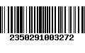 Código de Barras 2350291003272