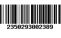 Código de Barras 2350293002389