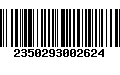 Código de Barras 2350293002624