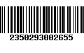 Código de Barras 2350293002655