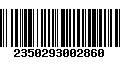 Código de Barras 2350293002860