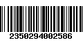 Código de Barras 2350294002586