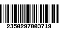 Código de Barras 2350297003719