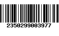 Código de Barras 2350299003977