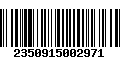 Código de Barras 2350915002971