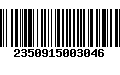 Código de Barras 2350915003046