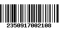 Código de Barras 2350917002108