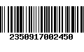 Código de Barras 2350917002450