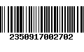 Código de Barras 2350917002702