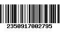 Código de Barras 2350917002795