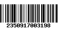 Código de Barras 2350917003198