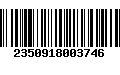 Código de Barras 2350918003746