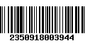 Código de Barras 2350918003944