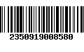 Código de Barras 2350919008580