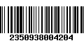 Código de Barras 2350938004204