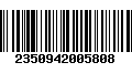 Código de Barras 2350942005808