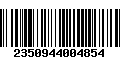 Código de Barras 2350944004854