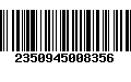 Código de Barras 2350945008356