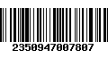 Código de Barras 2350947007807