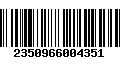 Código de Barras 2350966004351