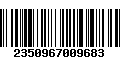 Código de Barras 2350967009683