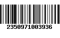 Código de Barras 2350971003936