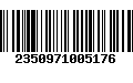 Código de Barras 2350971005176