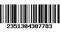 Código de Barras 2351304307783