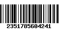 Código de Barras 2351785604241