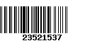 Código de Barras 23521537