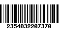 Código de Barras 2354032207370