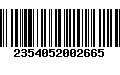 Código de Barras 2354052002665