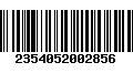 Código de Barras 2354052002856