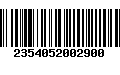 Código de Barras 2354052002900