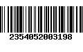 Código de Barras 2354052003198