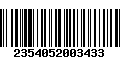 Código de Barras 2354052003433