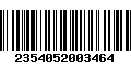 Código de Barras 2354052003464