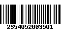 Código de Barras 2354052003501