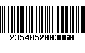 Código de Barras 2354052003860