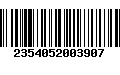 Código de Barras 2354052003907